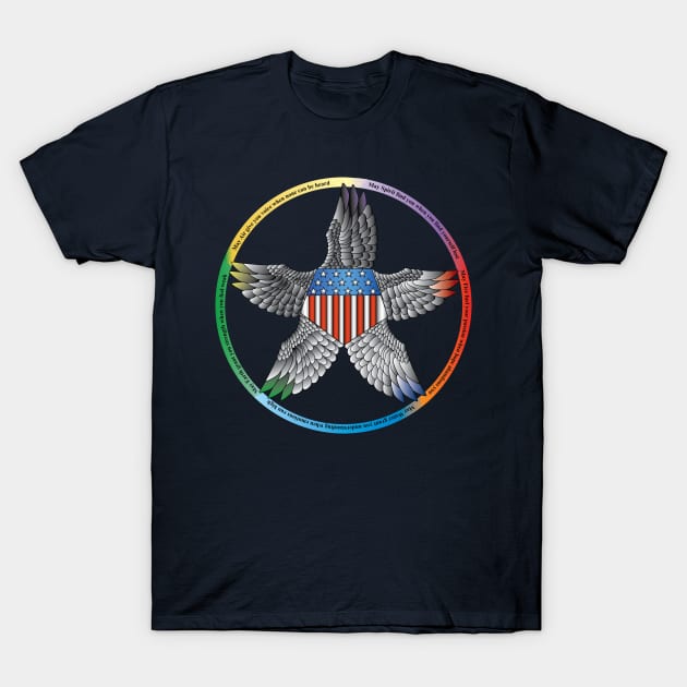 Patriotic Penticle T-Shirt by Windsmane